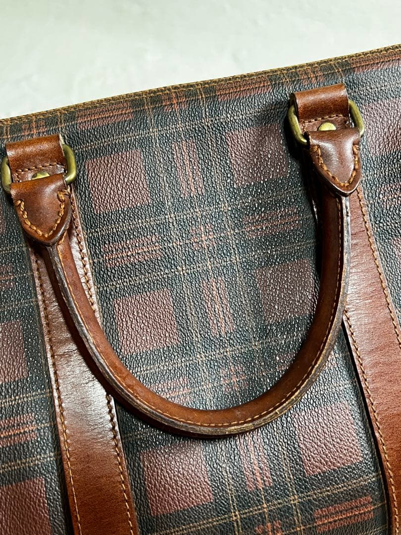 ポロ ラルフローレン　ボストンバッグ　チャーム　ブラシ　POLO 　チェック