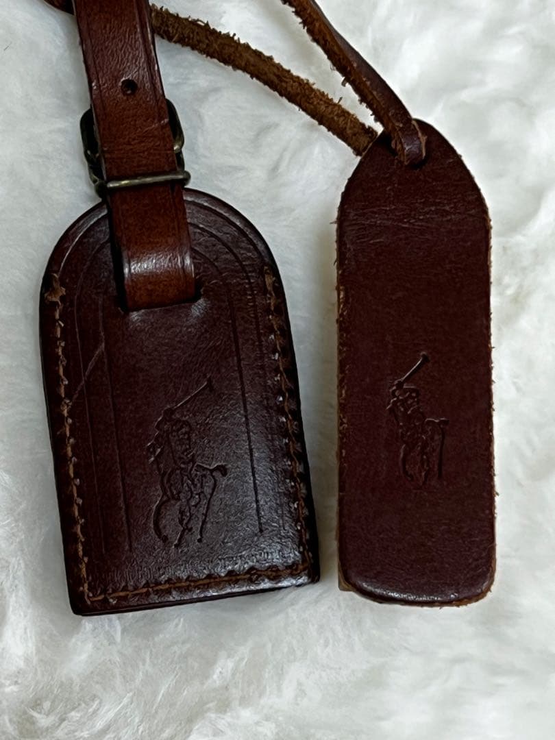 ポロ ラルフローレン　ボストンバッグ　チャーム　ブラシ　POLO 　チェック