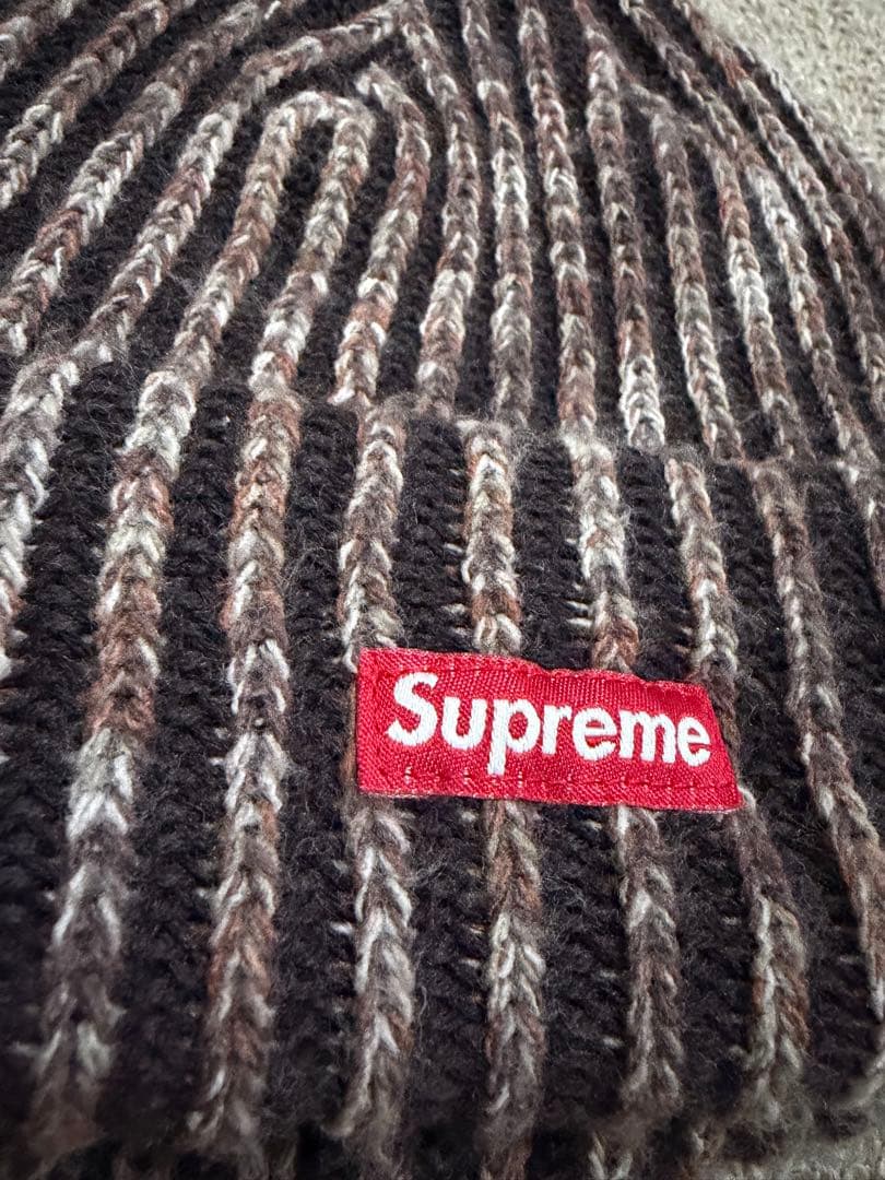 帽子 supreme rainbow loose gauge beanie