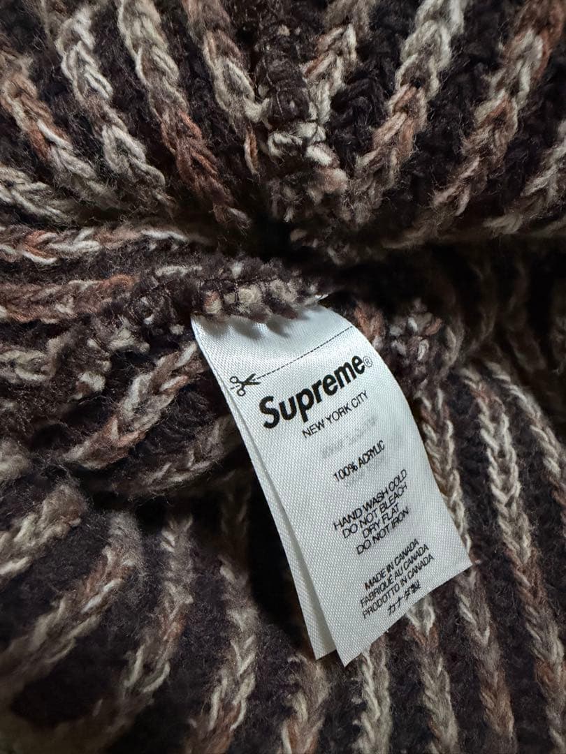 帽子 supreme rainbow loose gauge beanie