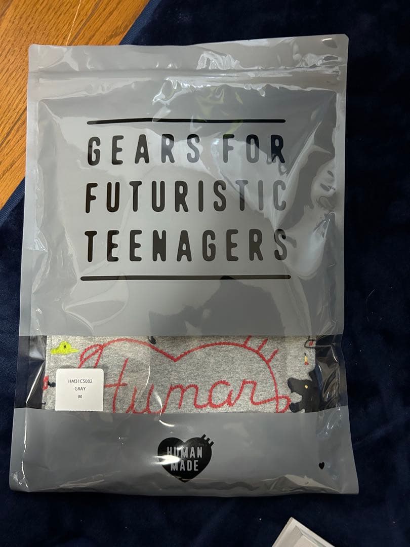 HUMAN MADE embroidered T-shirt 新品未使用タグ付き