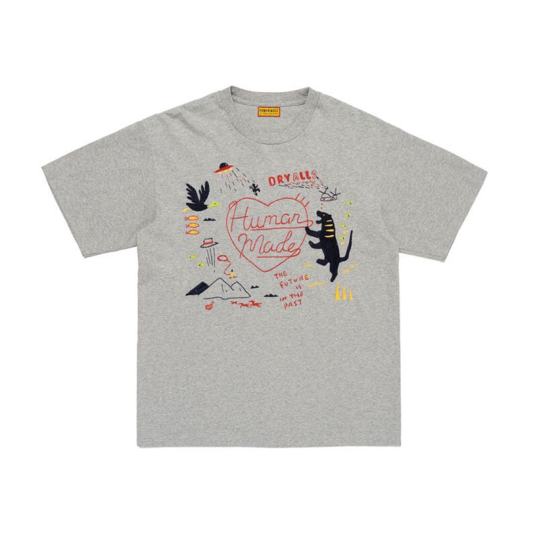 HUMAN MADE embroidered T-shirt 新品未使用タグ付き