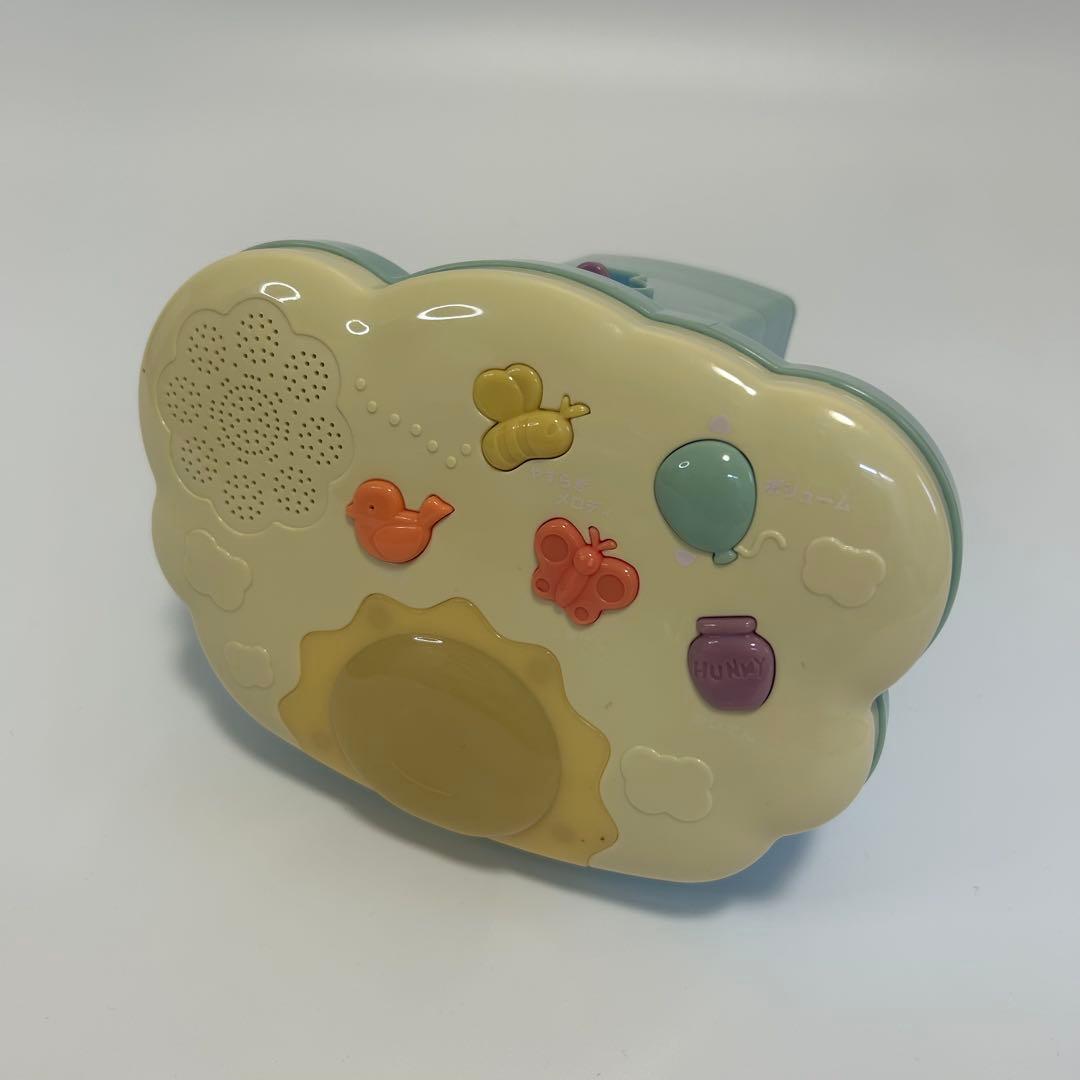 【完品】くまのプーさん6WAYジムにへんしんメリー ベビージム プーメリー電池付