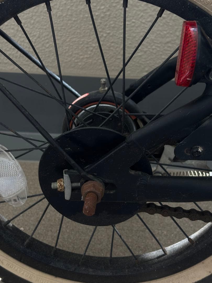 RYOHEY　子供用自転車 ブラック the Park補助輪付き