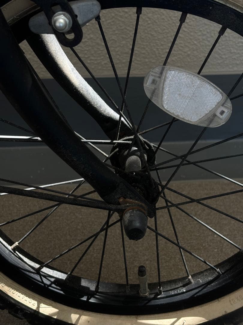 RYOHEY　子供用自転車 ブラック the Park補助輪付き