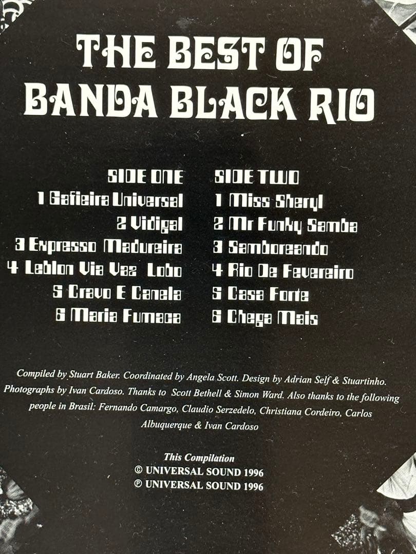 THE BEST OF BANDA BLACK RIO 値上げ予定です☆