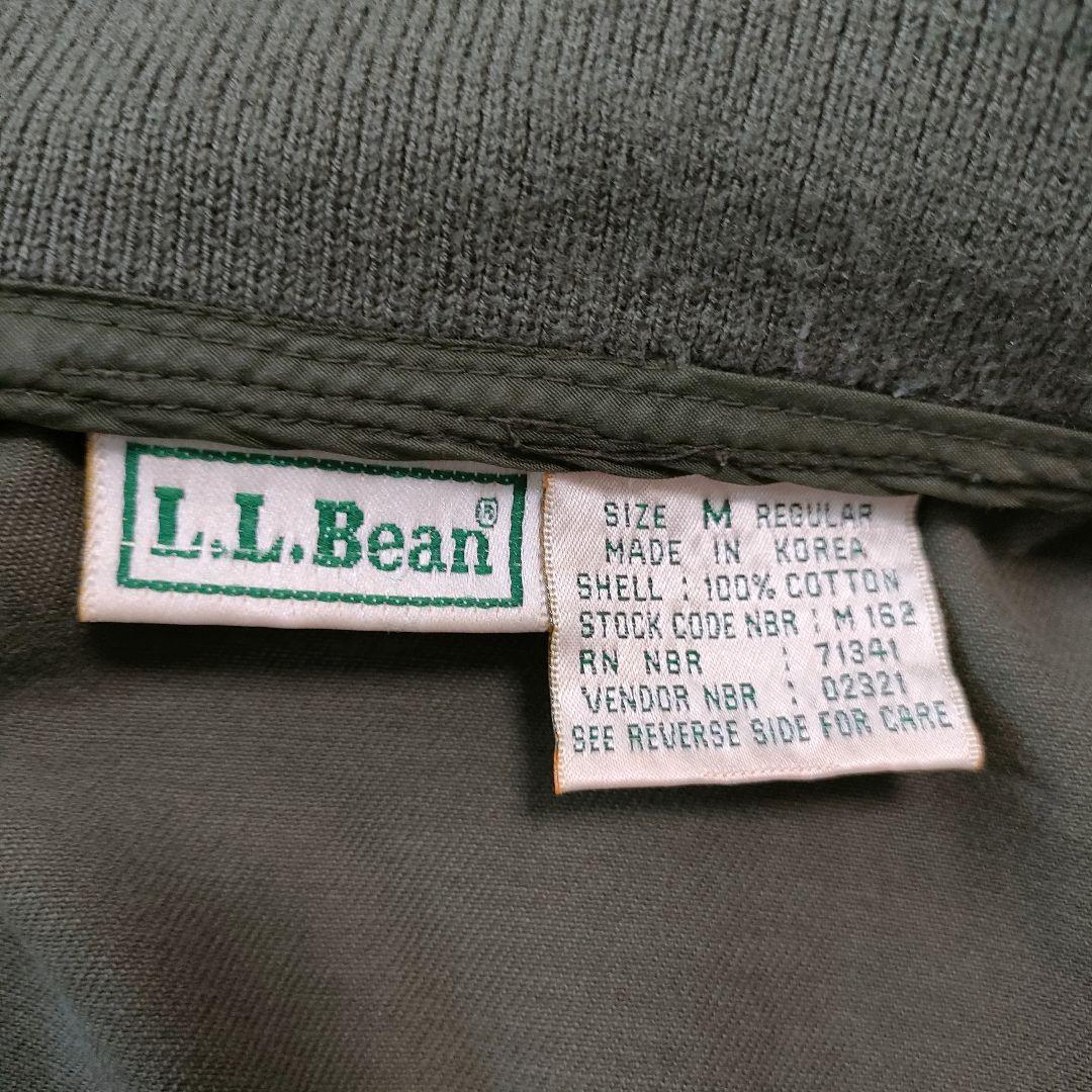 90s l.l.bean MA-1型 コットンツイルブルゾン オリーブ