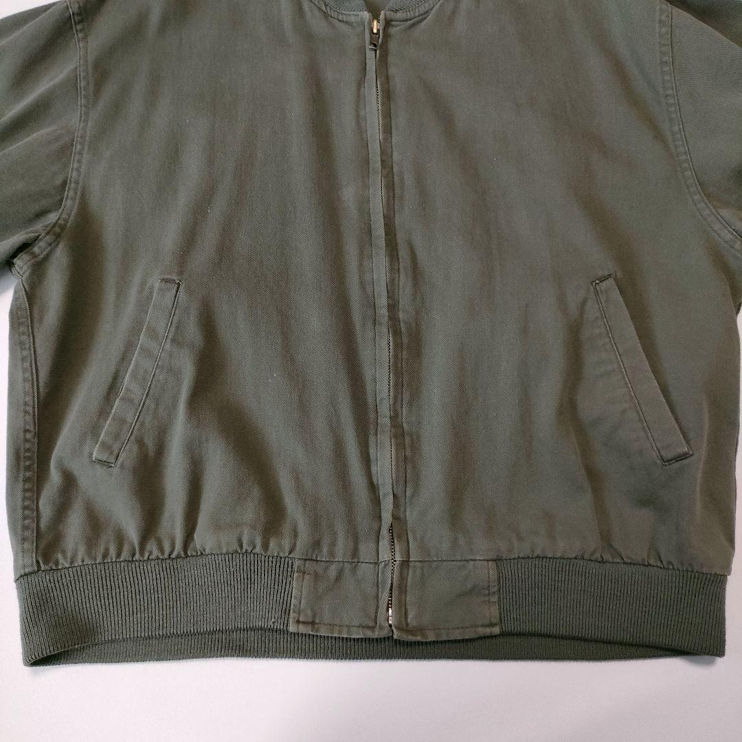 90s l.l.bean MA-1型 コットンツイルブルゾン オリーブ