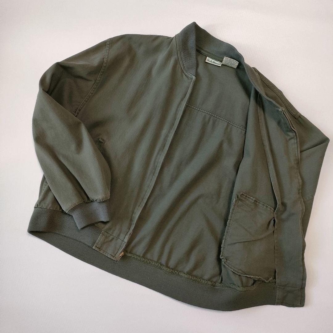 90s l.l.bean MA-1型 コットンツイルブルゾン オリーブ