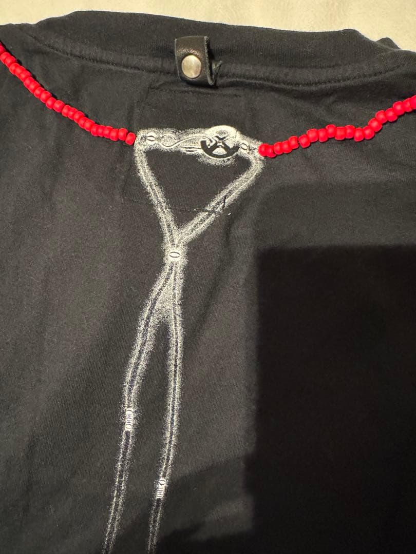 visvim ANTIQUE BEADS TEE S/S サイズLビーズT