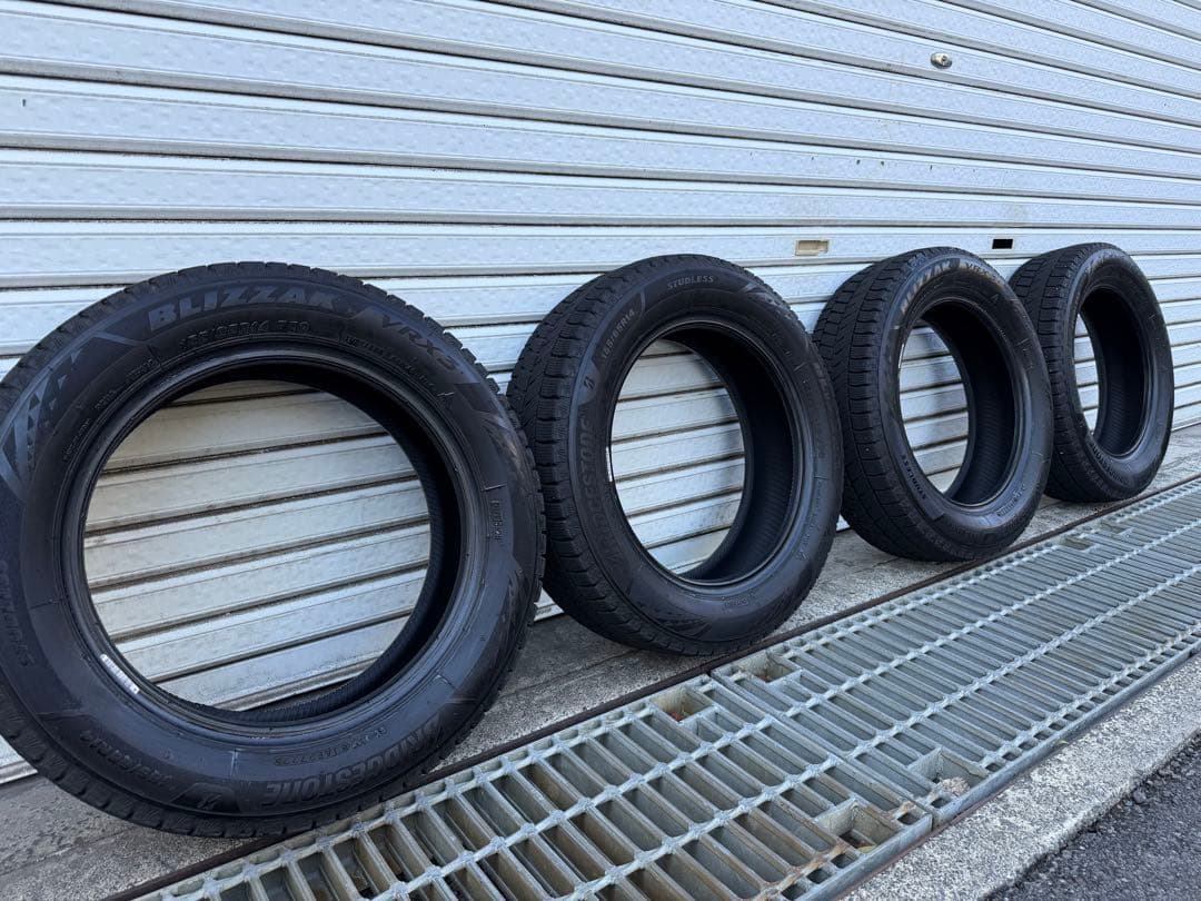 ブリザック VRX3 冬タイヤ 155/65R14 4本中古
