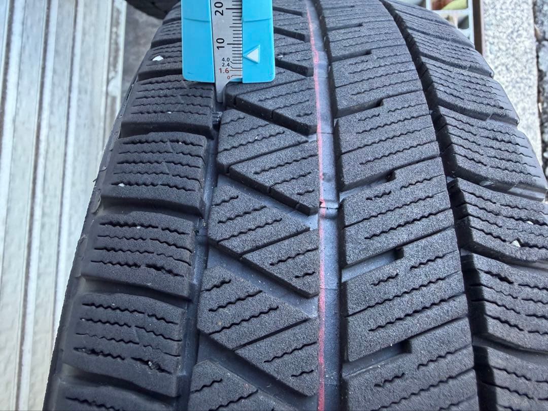 ブリザック VRX3 冬タイヤ 155/65R14 4本中古