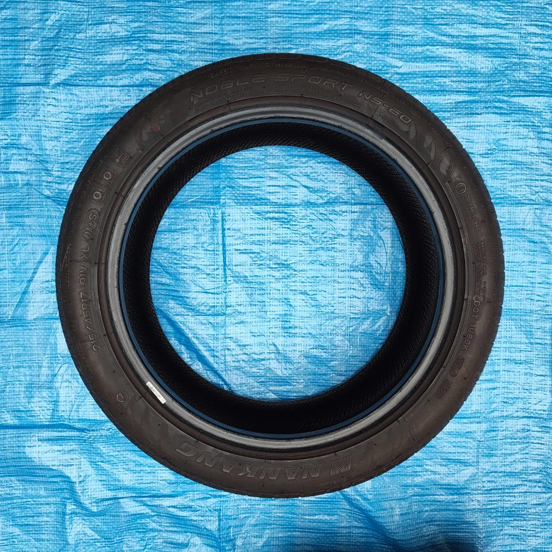 ナンカン NS-20 215/45R17 ② バリ山 2025年製 送料込み