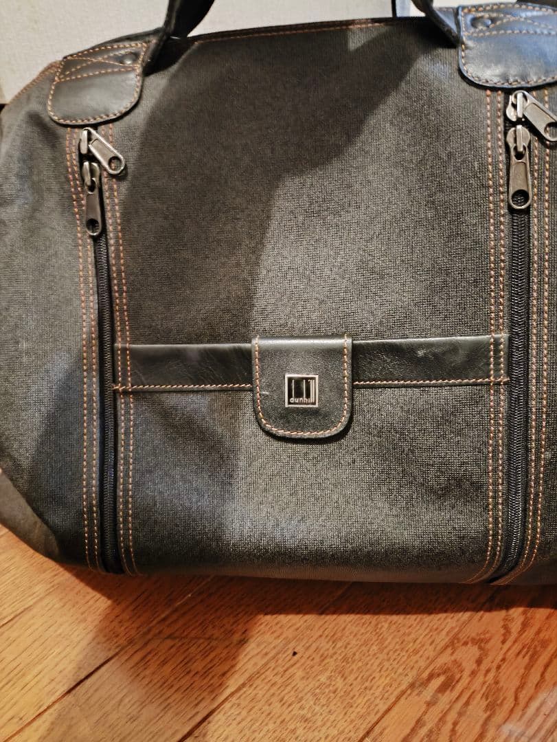 レア　美品dunhill ダークグレー ボストンバッグ