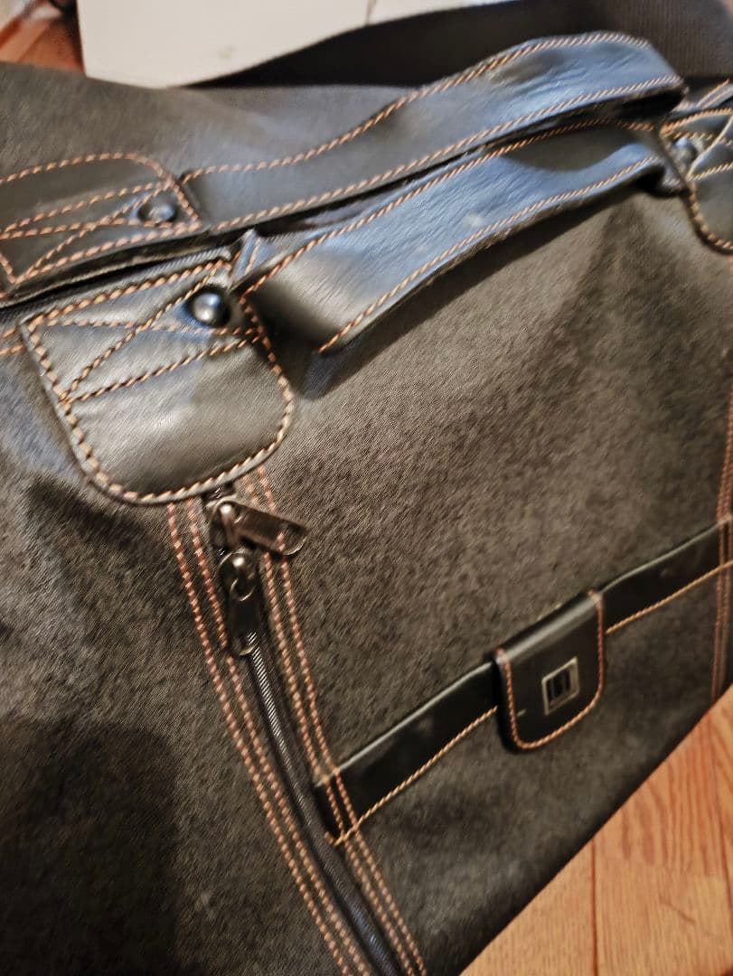 レア　美品dunhill ダークグレー ボストンバッグ