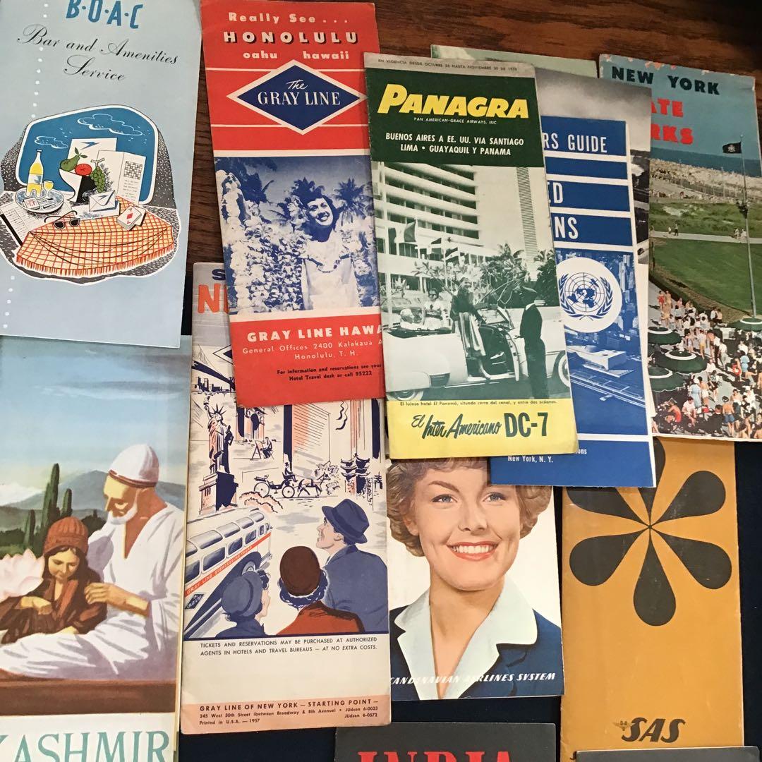 1950年頃　旅行パンフレット　海外　外国　いろいろ
