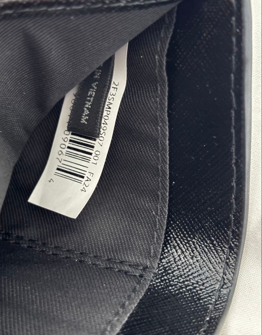 MARC JACOBS ブラック 三つ折り財布