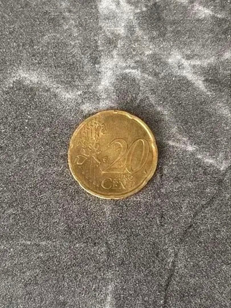 アンティーク硬貨　スペイン 20ユーロセント 1999年 セルバンテス　希少
