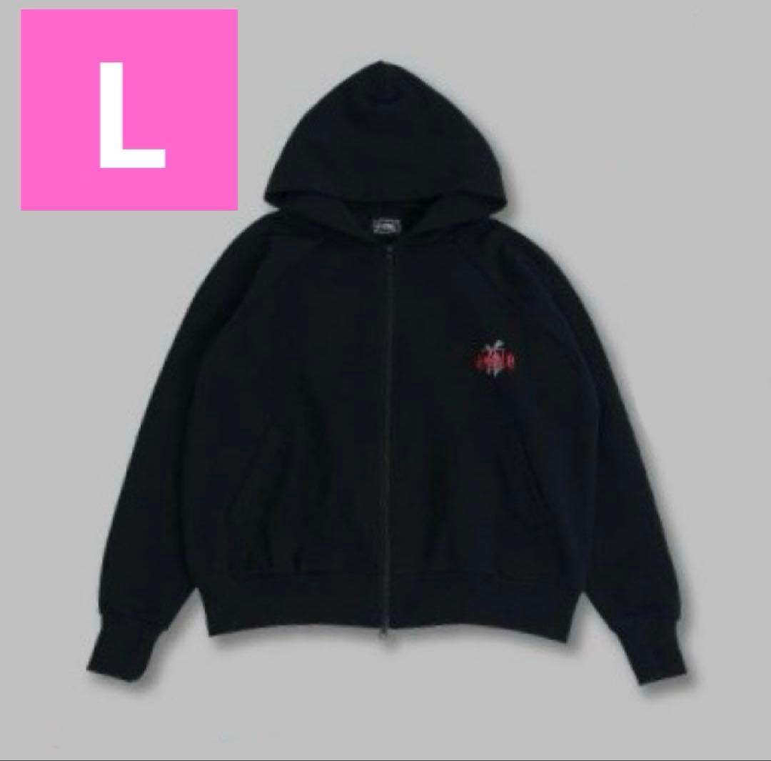HANA ロゴパーカー L ブラック