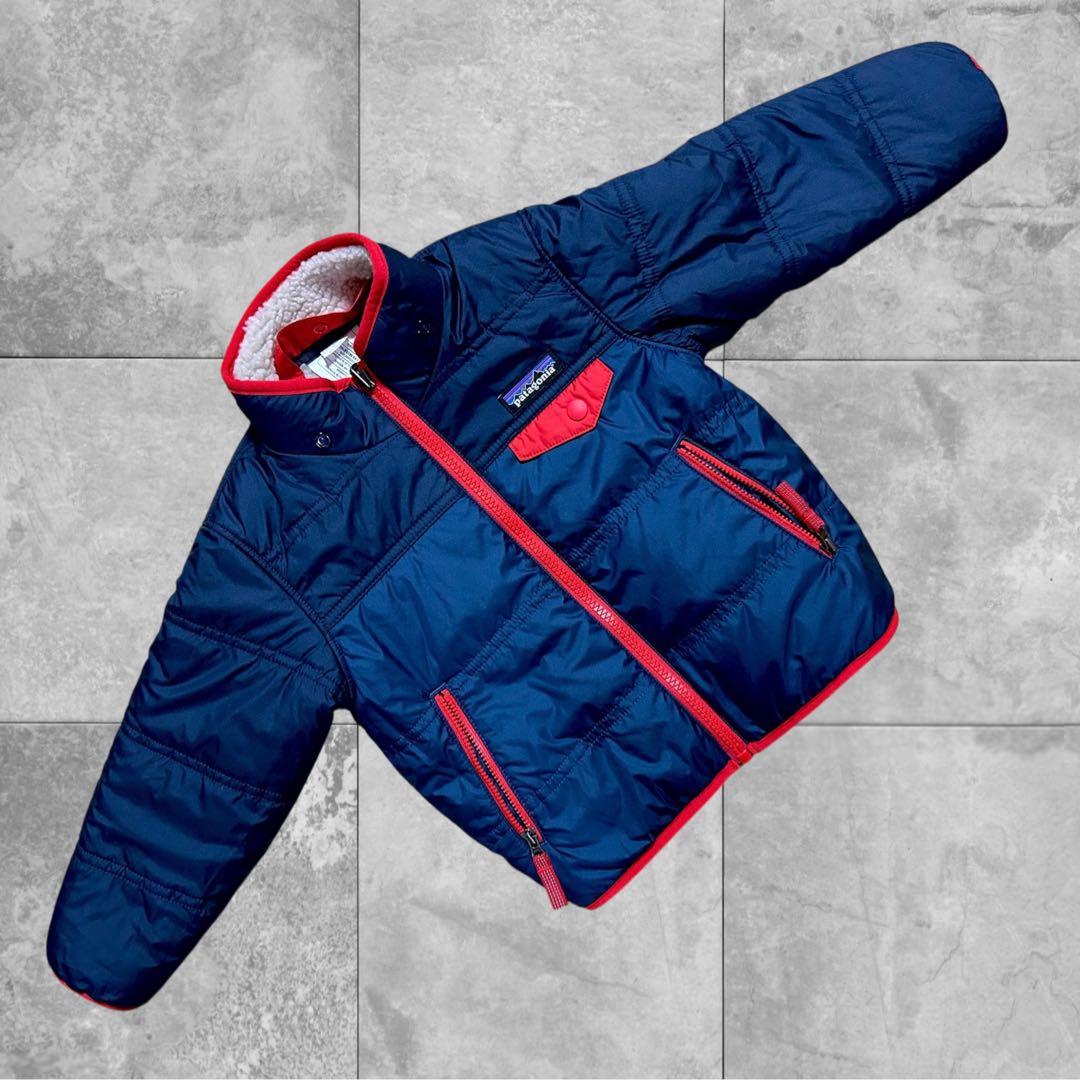 Patagonia パタゴニア　リバーシブル　2T アウター ボア　紺　ダウン