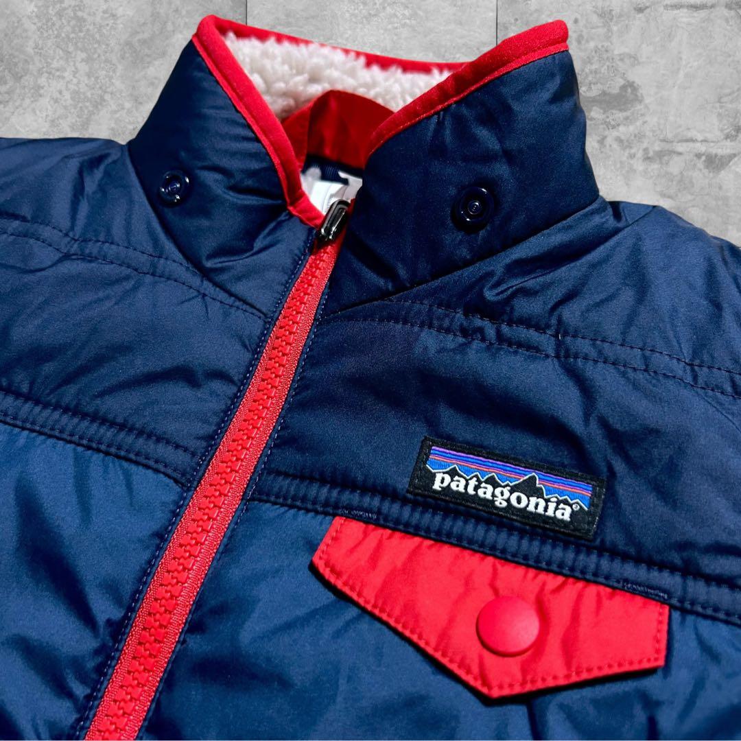 Patagonia パタゴニア　リバーシブル　2T アウター ボア　紺　ダウン