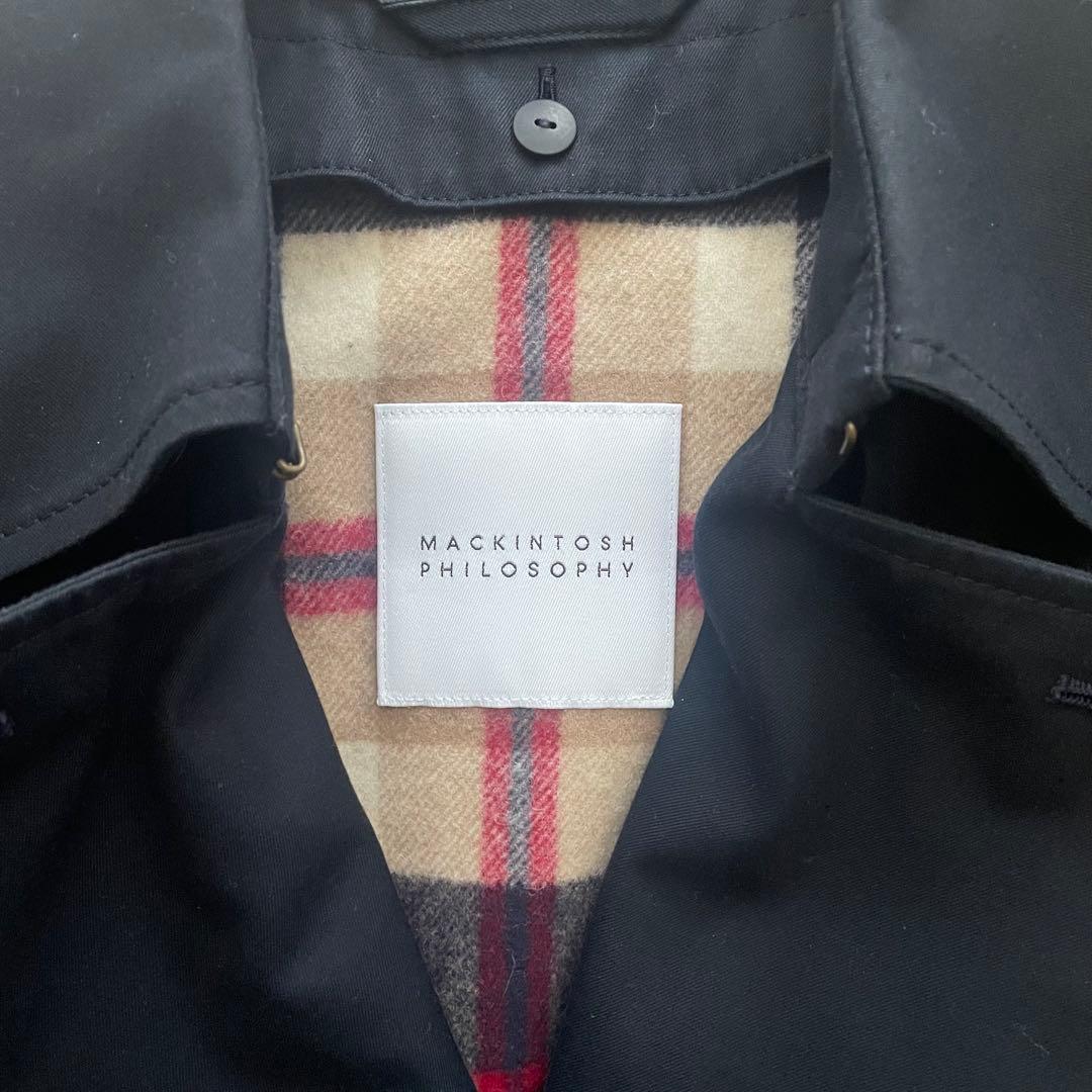 MACKINTOSH PHILOSOPHYトレンチコート ライナー取外可 紺 S