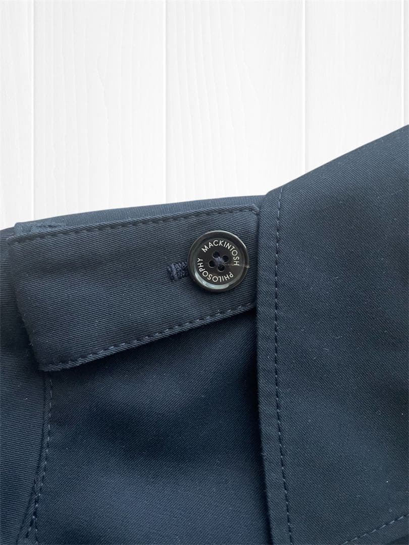 MACKINTOSH PHILOSOPHYトレンチコート ライナー取外可 紺 S