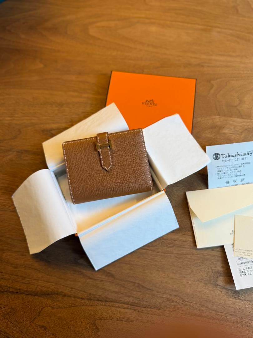 HERMES べアンコンパクトゴールド 新品未使用