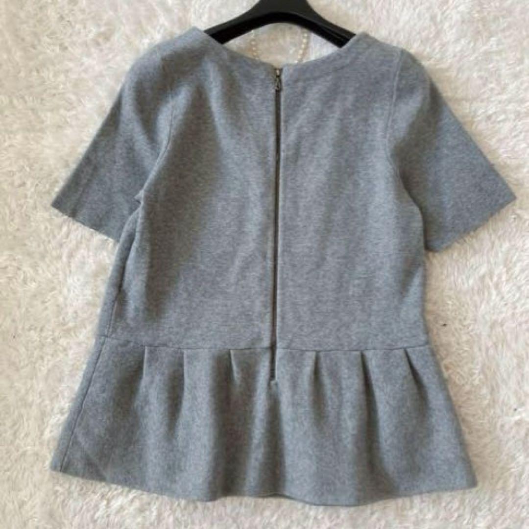 【美品】ADORE　コットンカシミアニット　グレー　38 クリーニング済み