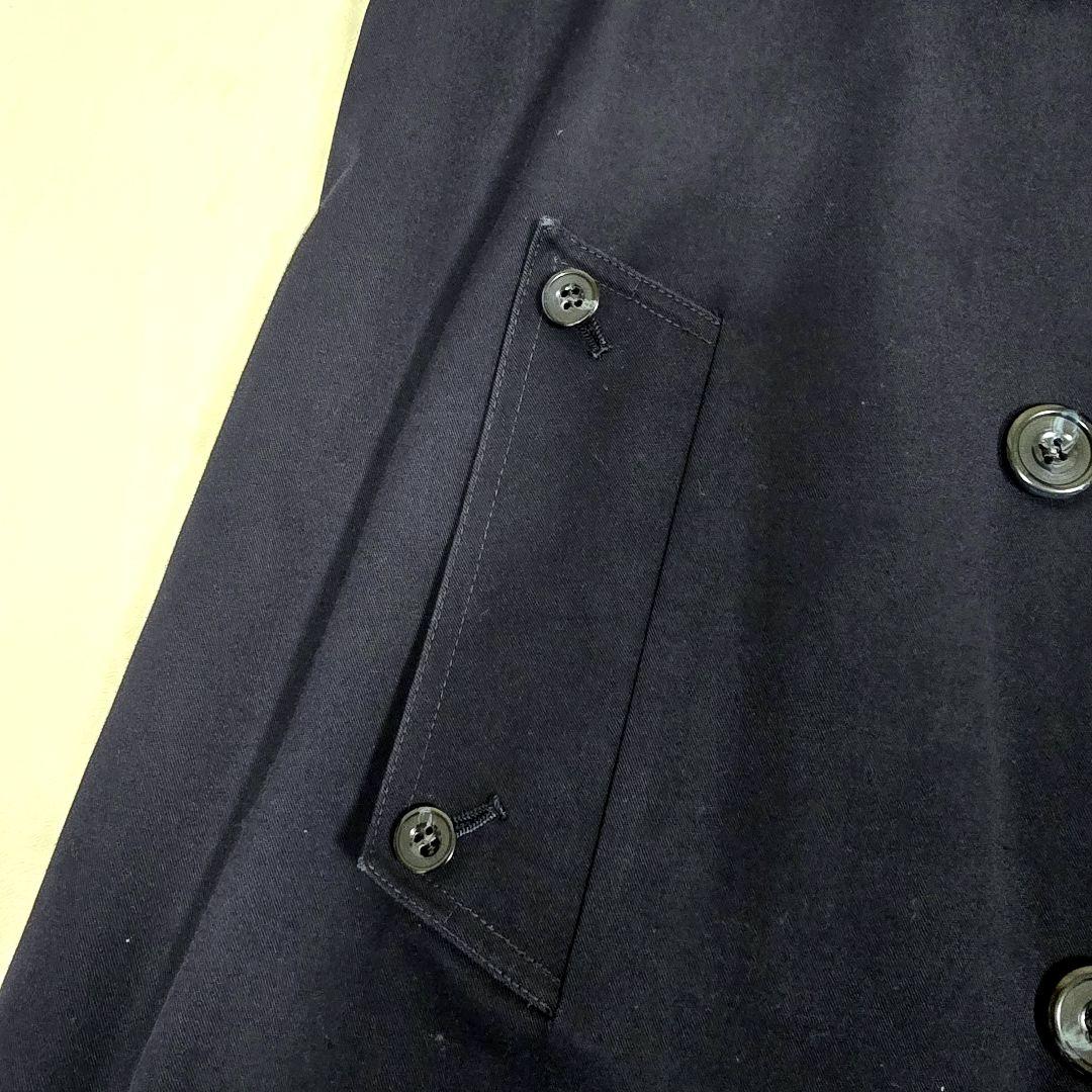 アクアスキュータム トレンチコート クラブチェック Aqua5 ネイビー XL