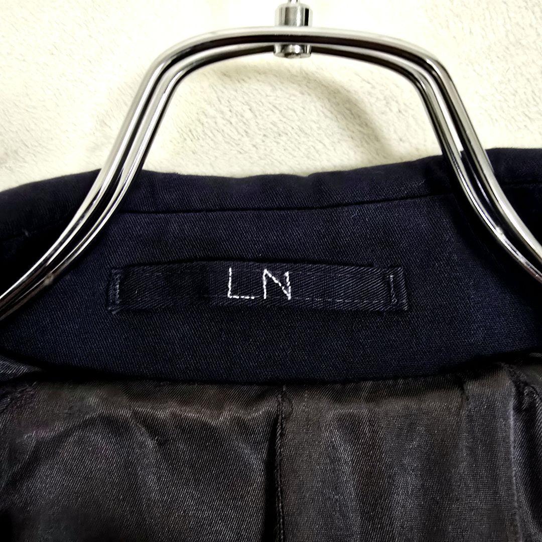 アクアスキュータム トレンチコート クラブチェック Aqua5 ネイビー XL