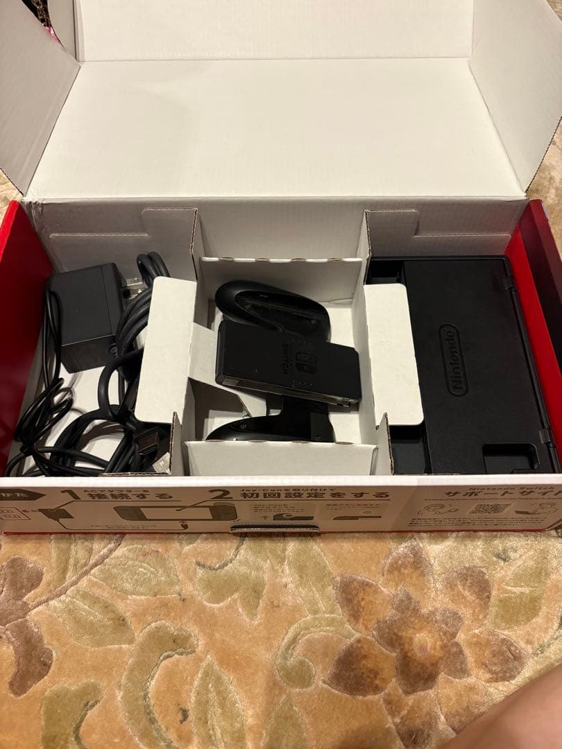 Nintendo Switch 1グレー 本体　128GBメモリーカード付き。