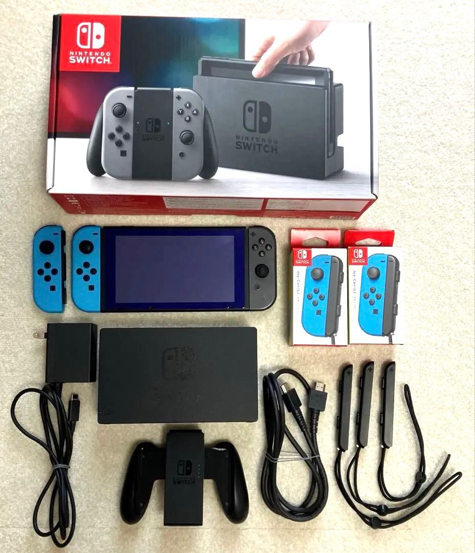 【Joy-Con3個】Nintendo Switch 付属品完備