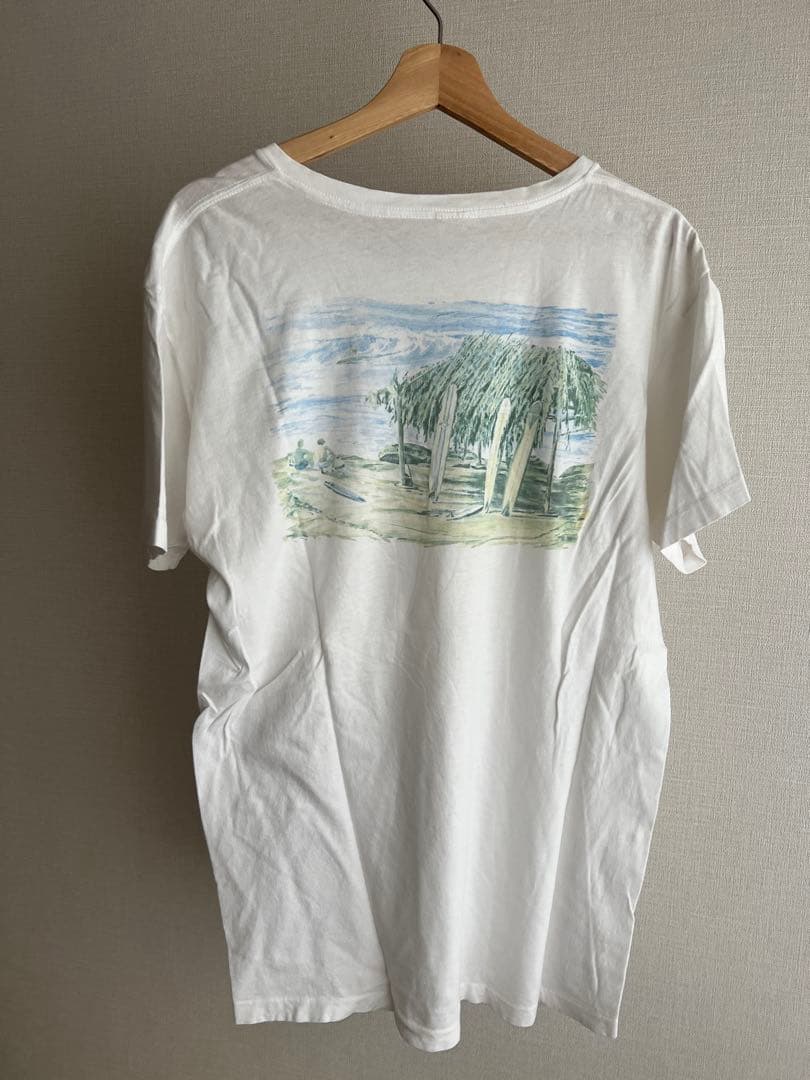 DOUBLE RL ホワイト Tシャツ 風景プリント