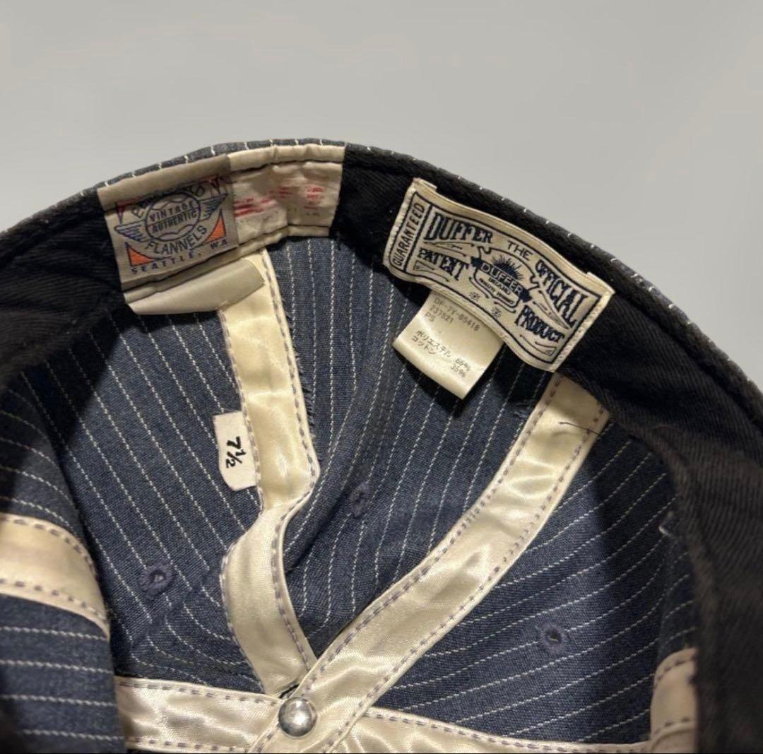 Ebbets Field Flannels ベースボールキャップ　ストライプ