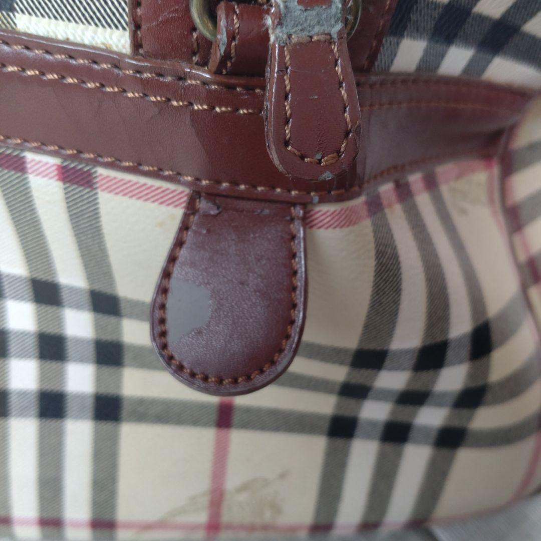 Burberrys チェック柄 ボストンバッグ バーバリー