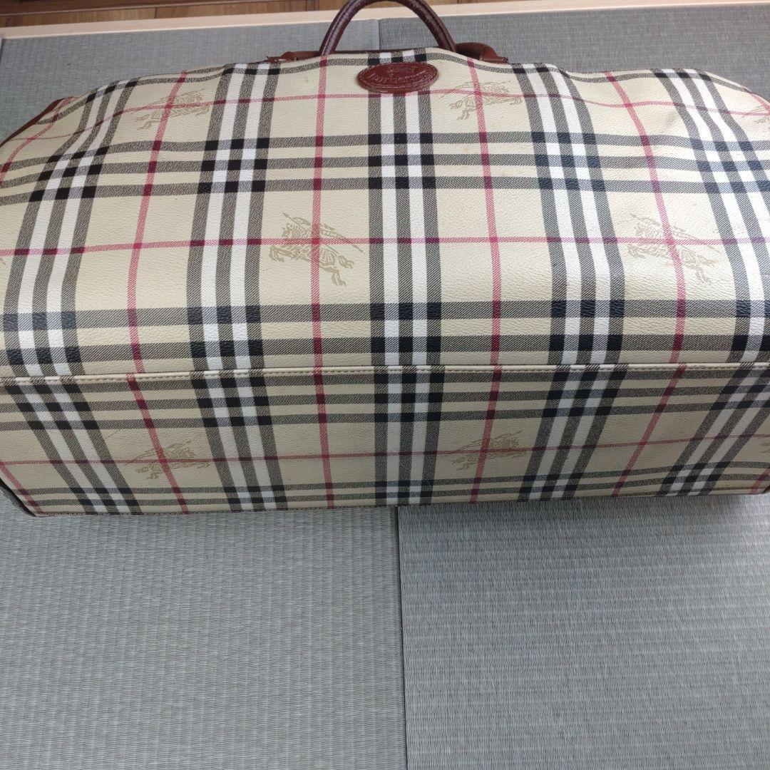 Burberrys チェック柄 ボストンバッグ バーバリー