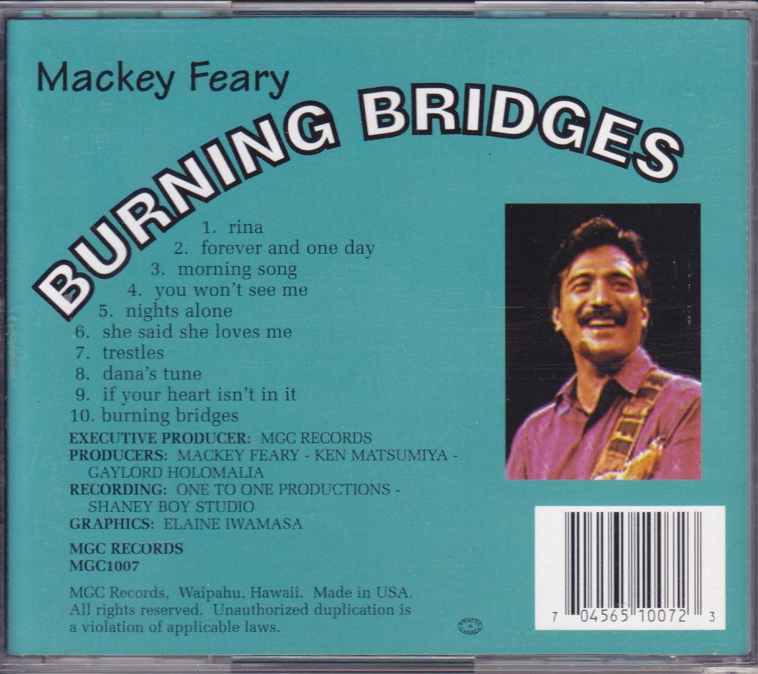 洋楽 Mackey Feary / Burning Bridges / '1994