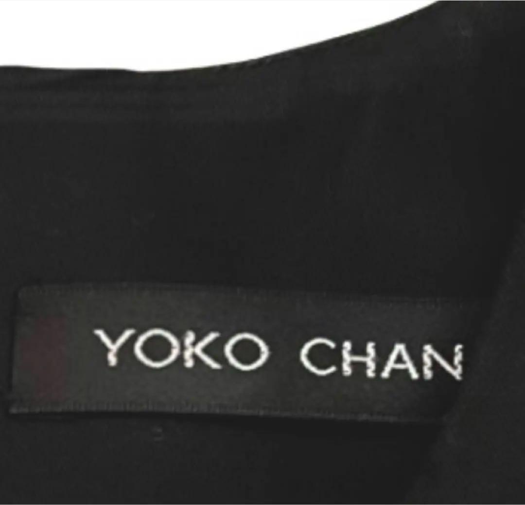 期間限定❣️極美品✨YOKOCHAN ウエストパールワンピース ドレス 黒 36