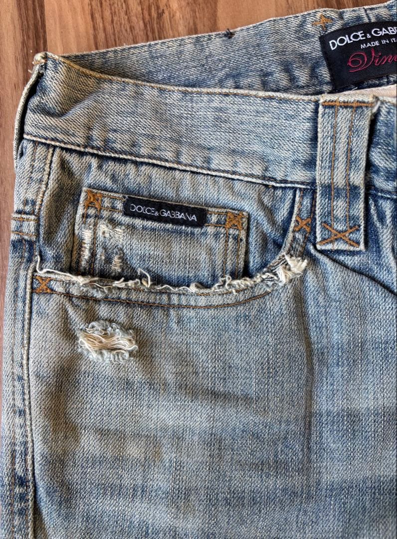 Dolce & Gabbana ヴィンテージデニムパンツ