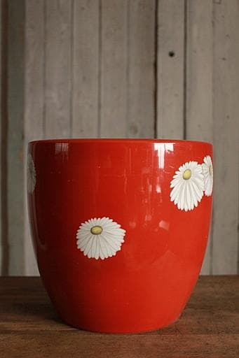 オールドノリタケ　花柄の火鉢　手あぶり　則武
