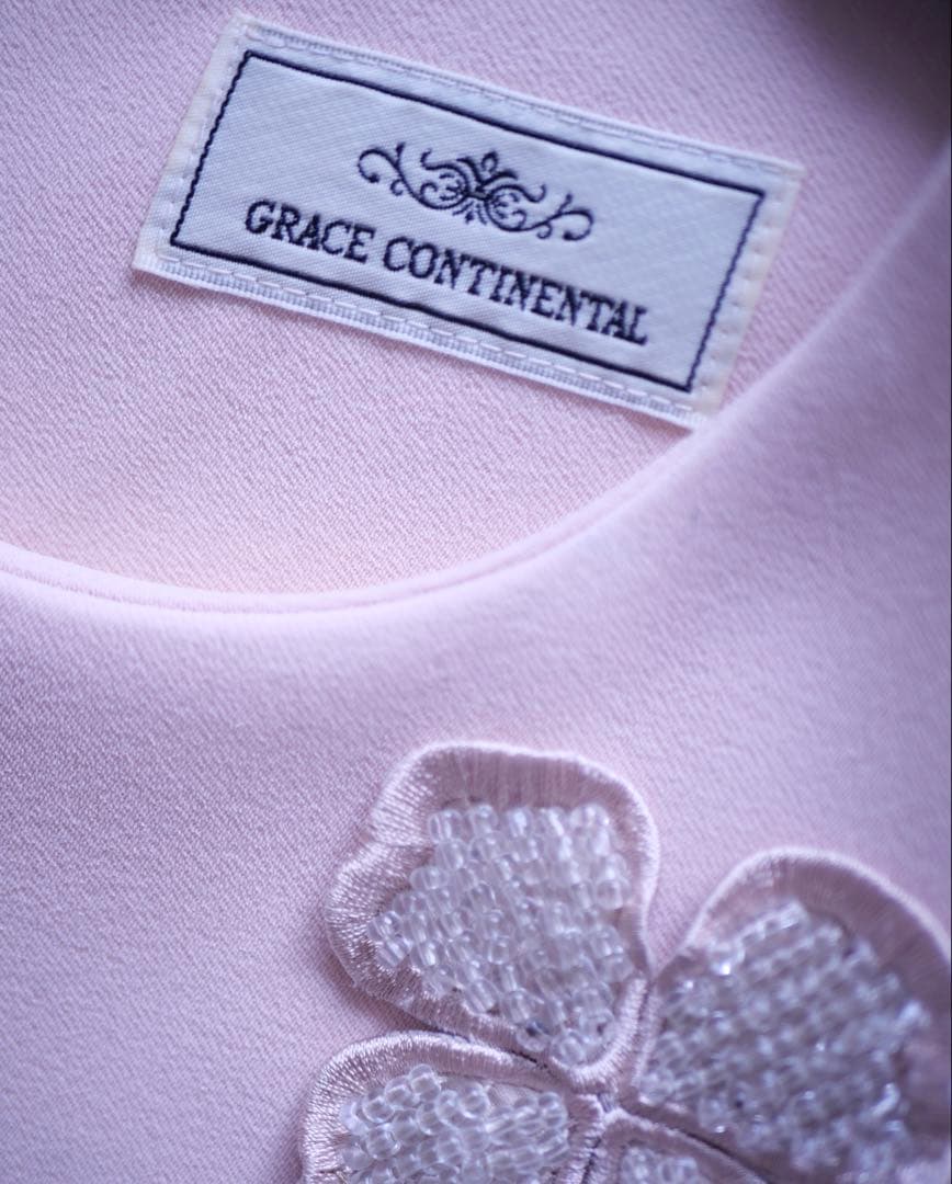 GRACE CONTINENTAL ピンクワンピース