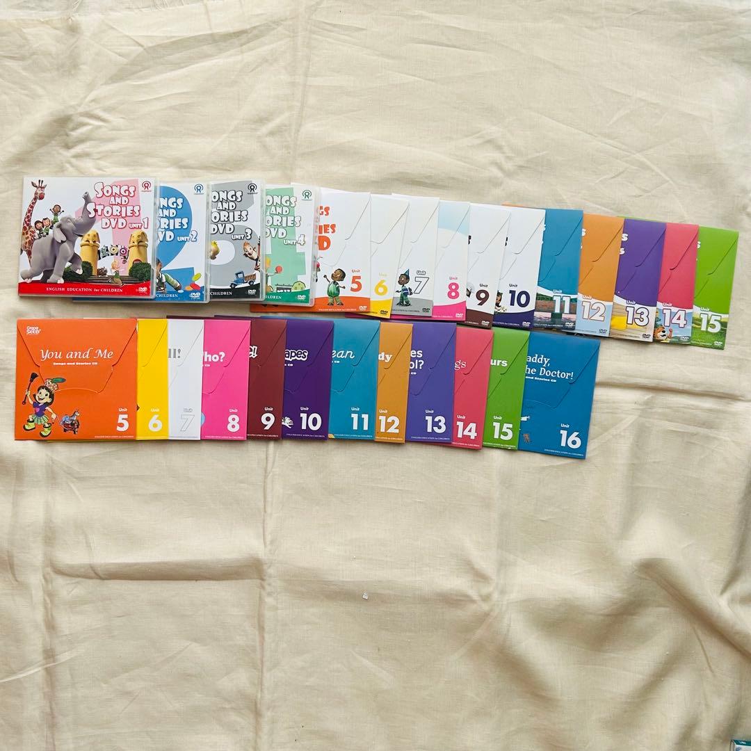 語学・辞書・学習参考書 GrapeSEED Songs and Stories CD DVD 1-20