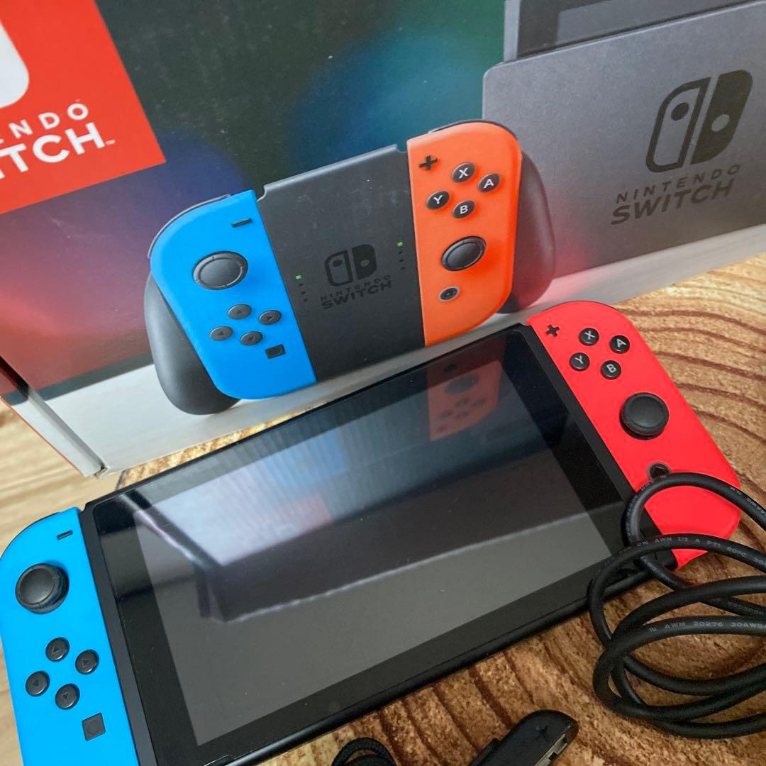 Nintendo Switch ニンテンドースイッチ本体　ネオン ④