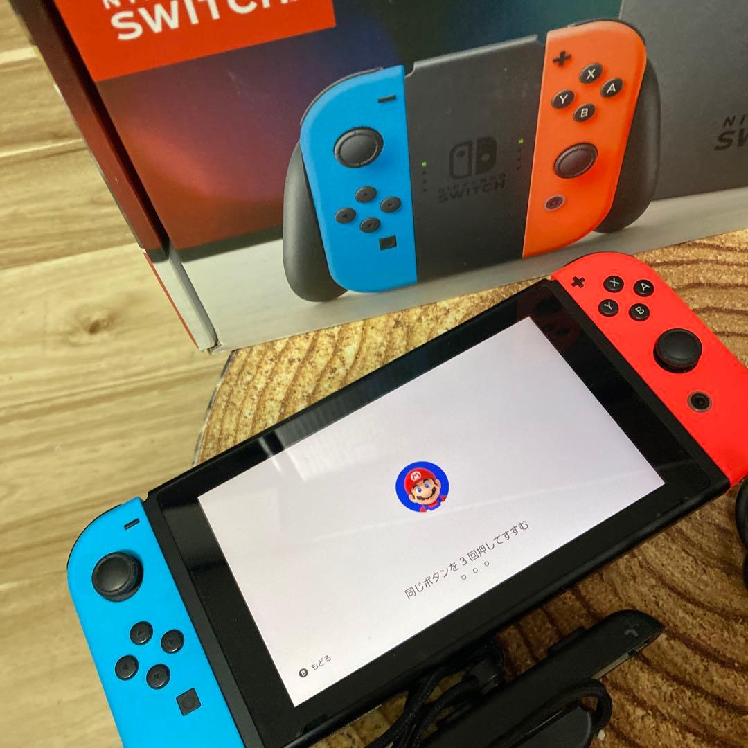 Nintendo Switch ニンテンドースイッチ本体　ネオン ④