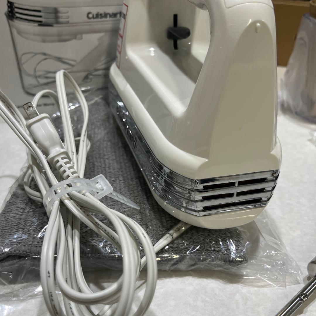 【美品】Cuisinart パワーハンドミキサー HM-050SJと新品ミトン