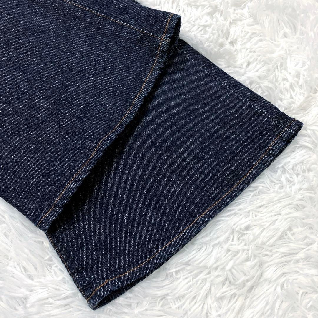 極美品✨　MOUSSY MVS FLARE　デニムパンツ　25相当　濃紺