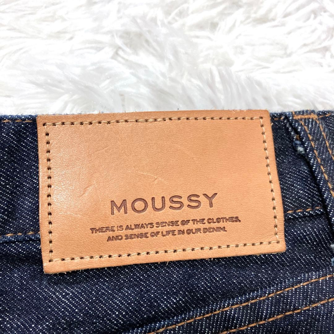 極美品✨　MOUSSY MVS FLARE　デニムパンツ　25相当　濃紺