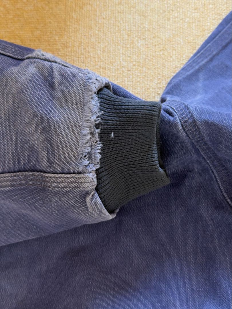 最終価格 Carhartt アクティブジャケット ネイビー フェード ボロ