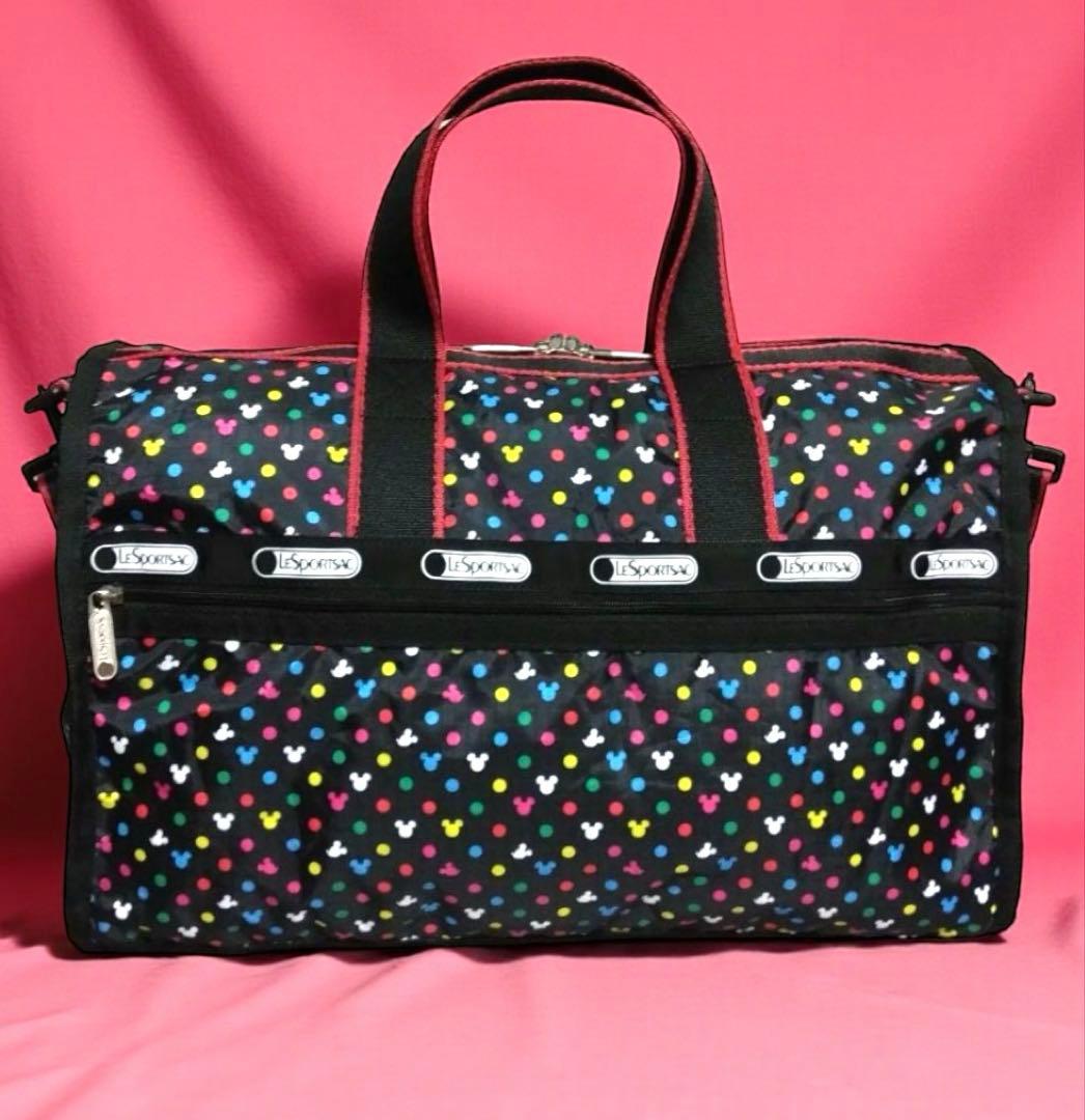 も*ぃ様 LESPORTSAC レスポ×ディズニー　30周年　ボストンバッグ　シ